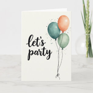 Kalligrafie Feest Verjaardagskaart Kaart