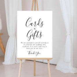 Kalligrafie Formele Kaarten en Cadeaus Bord Poster