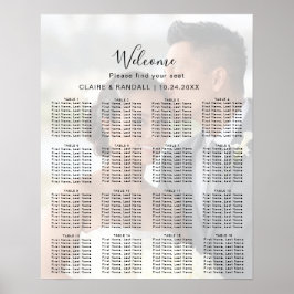 Kalligrafie Foto Huwelijkszitplaats Grafiek Poster