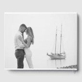 Kalligrafie Foto Red Roses Wedding Gastenboek (Achterkant)