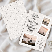 Kalligrafie Fotocollage Nieuwjaar Vrolijk Kerstfee Save The Date