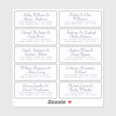 Kalligrafie Gast Adresetiketten BESTELLEN 6" of 8" Sticker (Vel)