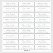 Kalligrafie Gast Adresetiketten BESTELLEN 8" of 14 Sticker (Vel)