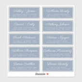 Kalligrafie gastadreslabels BESTEL 6” of 8”! Sticker (Vel)