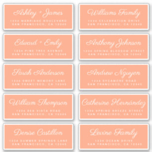 Kalligrafie gastadreslabels BESTEL 6” of 8”! Sticker