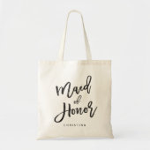 Kalligrafie getuige van de bruid tote bag (Voorkant)