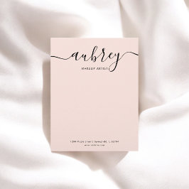 Kalligrafie Girly Blush Pink Briefhoofd