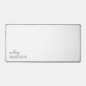 Kalligrafie Girly Luxe Wit Bureaumat (Voorkant)