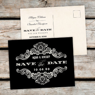kalligrafie Gothic bruiloft Briefkaart
