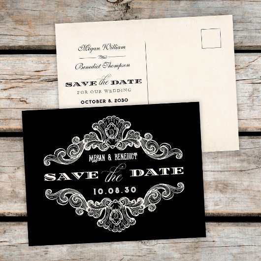  kalligrafie Gothic bruiloft Briefkaart