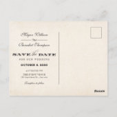  kalligrafie Gothic bruiloft Briefkaart (Achterkant)