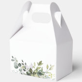 Kalligrafie Greenery Wedding Love Bedankt Gable Bedankdoosjes (Achterkant)