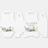 Kalligrafie Greenery Wedding Love Bedankt Gable Bedankdoosjes (Ongevouwen)