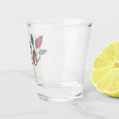 Kalligrafie hallo boho veren shot glas (Rechts)