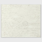 kalligrafie Handgeschreven Script-decoupage Cadeaupapier (Vlak)