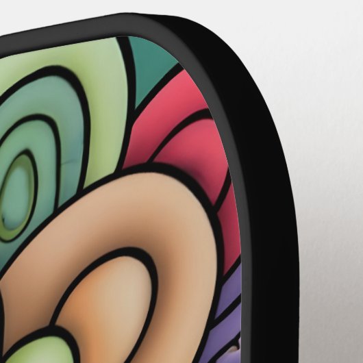 kalligrafie, handschrift pickleball paddle (Links Detail)