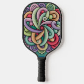 kalligrafie, handschrift pickleball paddle (Achterkant)