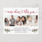 Kalligrafie Hart Meer Cheer 3 Foto Holly Briefkaart (Voorkant)