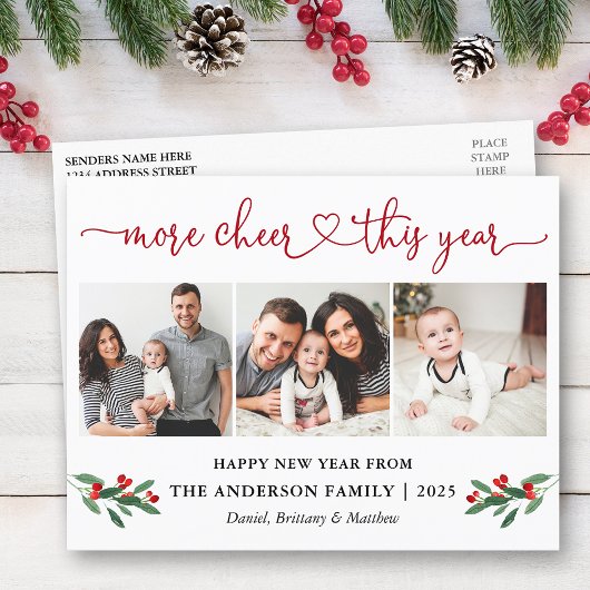 Kalligrafie Hart Meer Cheer 3 Foto Holly Briefkaart