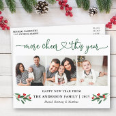 Kalligrafie Hart Meer Cheer Holly 3 Foto Briefkaart