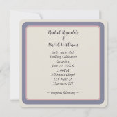 Kalligrafie hart met bruiloft Rozen Kaart (Achterkant)