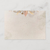 Kalligrafie Herfst Boho Capture The Love QR-code Informatiekaartje (Achterkant)