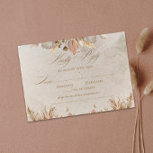 Kalligrafie Herfst Boho Script Wedding RSVP Kaartje