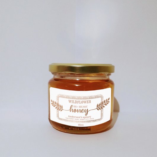  kalligrafie honingbijlabel etiket