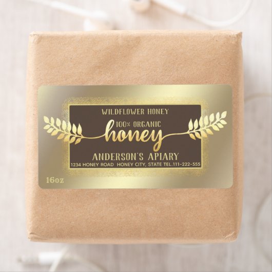  kalligrafie honingbijtak etiket (Insitu)