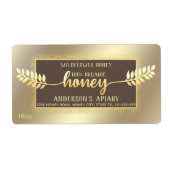  kalligrafie honingbijtak etiket (Voorkant)