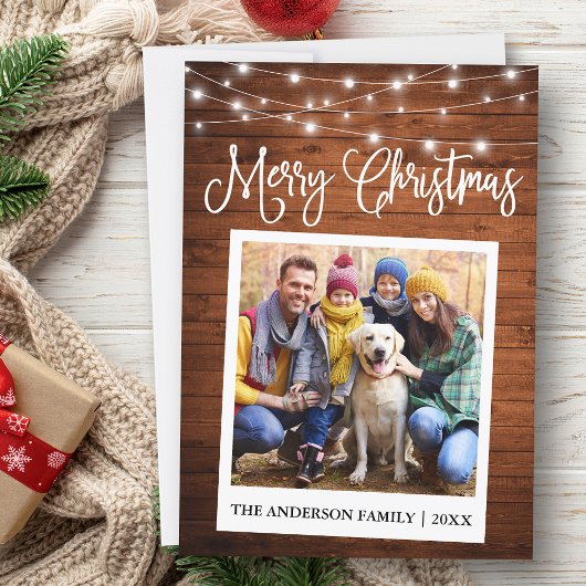 Kalligrafie Hood Lichten Instant Camera Foto Feestdagenkaart