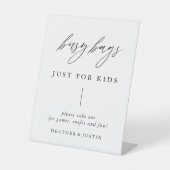 Kalligrafie Huwelijk Kinderen Bezigheidstas Bord Reclamebord Met Voetstuk (Voorkant)