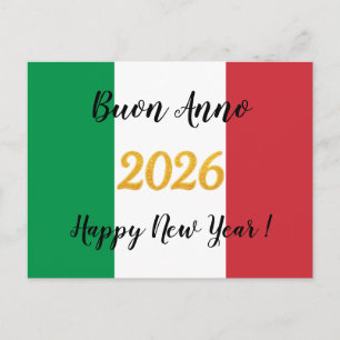Kalligrafie Italiaanse Vlag 2026 Briefkaart