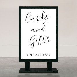 Kalligrafie Kaarten en geschenken teken Poster