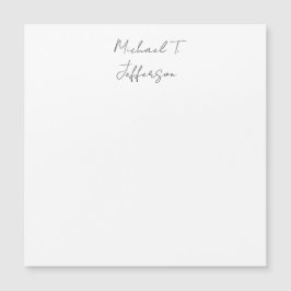 Kalligrafie Klassiek Elegant Plain Eenvoudige Kaar