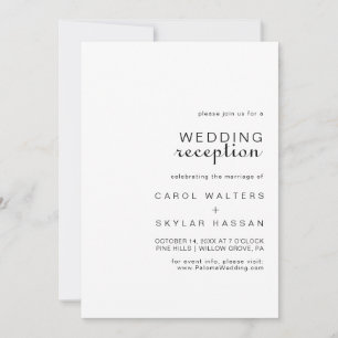 Kalligrafie Klassieke Minimalistische Trouwrecepti Kaart