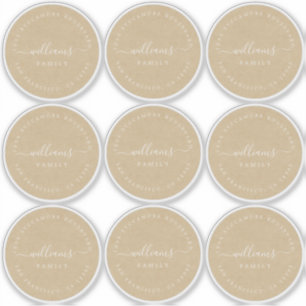  kalligrafie Kraft 6 cm 2,36 inch Sticker