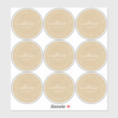  kalligrafie Kraft 6 cm 2,36 inch Sticker (Vel)