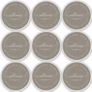  kalligrafie Kraft 6 cm 2,36 inch Sticker