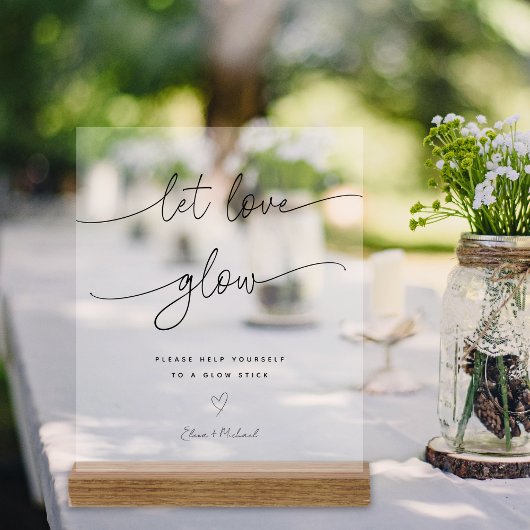 Kalligrafie Laat liefde gloed bruiloft gloed hout Acryl Bord