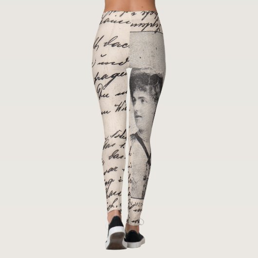 Kalligrafie Leggings (Achterkant)