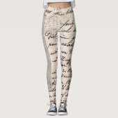 Kalligrafie Leggings (Voorkant)