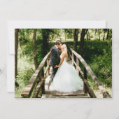 Kalligrafie Liefde Bedankt Bruiloft Foto Overlay K (Achterkant)