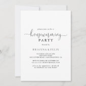 Kalligrafie Liefde Fancy Script Housewarming Party Kaart (Voorkant)