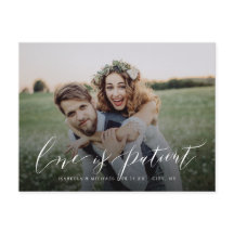 Kalligrafie liefde is uitstel van patiëntfoto's