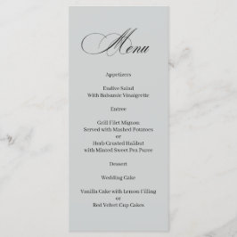 Kalligrafie Menu