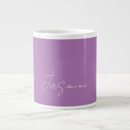 Kalligrafie Minimalistische Custom Eigen Naam Lave Grote Koffiekop