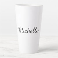 Kalligrafie Naam Creatief Trendy Wit