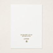  kalligrafie-oormeringskaart visitekaartje (Achterkant)