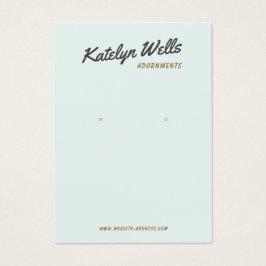  kalligrafie-oormeringskaart visitekaartje